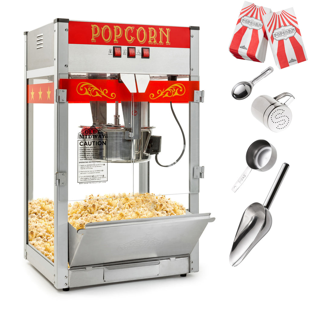 Buy Red Hot Air Popcorn Popper Machine at ShopLC.