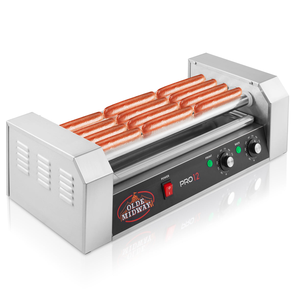 PRO12 Hot Dog Roller Machine with 5 Rollers - Olde Midway