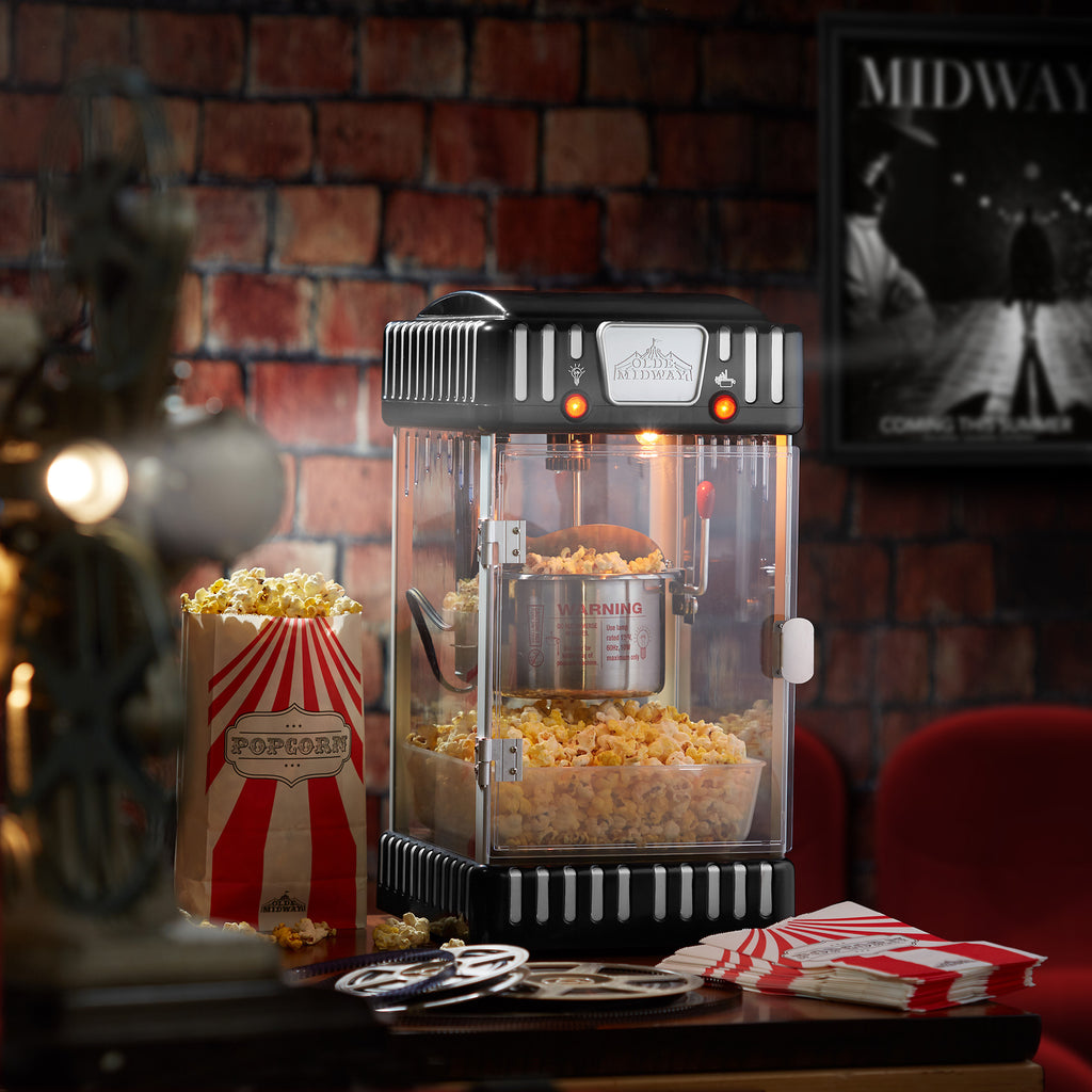 Retro Theater-Style Popcorn Maker
