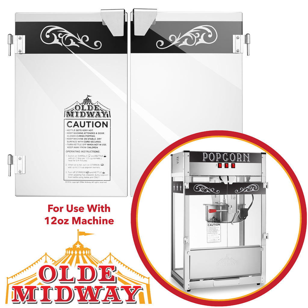 IMIKEYA Thickened Clear PVC Popcorn Machine Door Panel